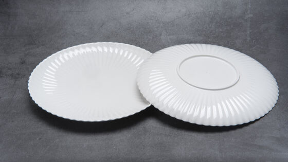 Quality 22.4 X 2.5cm High Temperature PET Tableware Dish Plate Flower A Size L factory