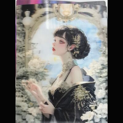 Quality 0.6mm 52 Lpi Custom Printing Greeting Lenticular Business Cards 3D Picture Card factory