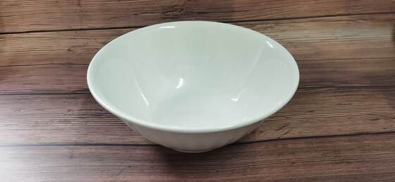 Quality High Temperature PET Tableware Noodles Bowl 21 X 8cm White Wear Resistance factory