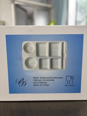 Quality Factory\Kitchen stuff\Plastic divided plates\Dishes\ Food Storage factory